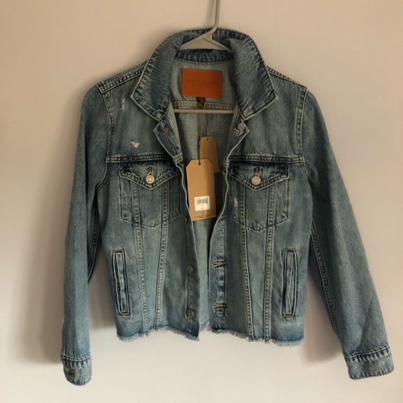 Lucky Brand Jackets & Blazers - Lucky Brand Lightly Distressed Jean Jacket